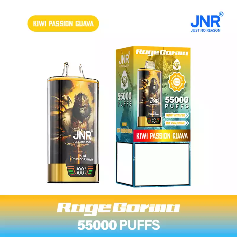 Jnr Vape 55k Puff Dual Mesh Vape Kiwi Passion Guava