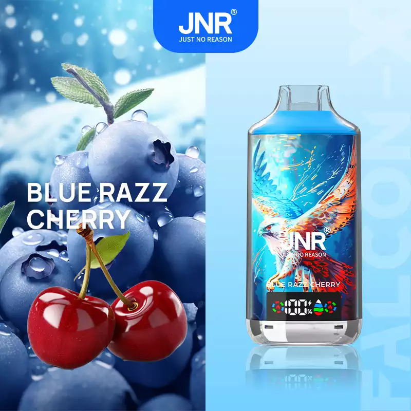 Jnr Vape Puff 18K Dual Mesh Vape Blue Razz Cherry