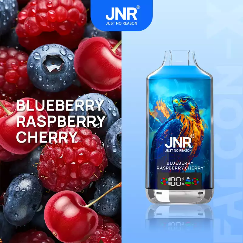 Jnr Vape Puff 18K Dual Mesh Vape Blueberry Raspberry Cherry