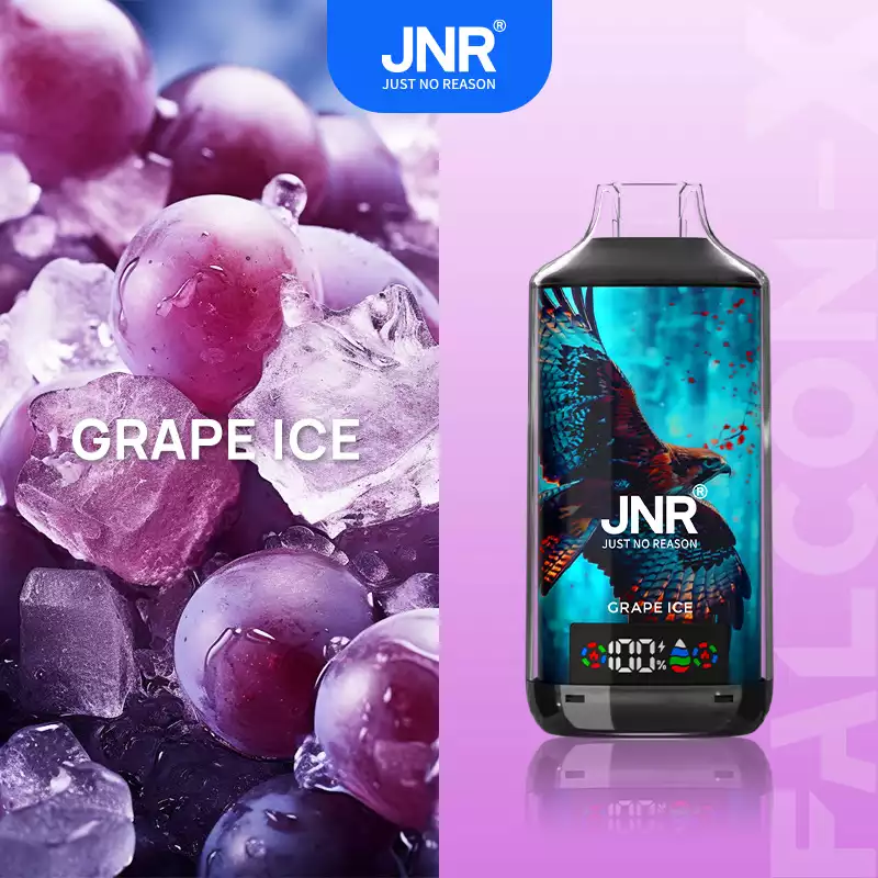 Jnr Vape Puff 18K Dual Mesh Vape Grape Ice