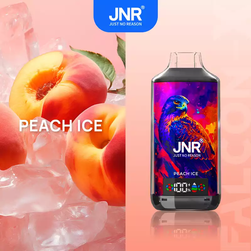 Jnr Vape Puff 18K Dual Mesh Vape Peach Ice