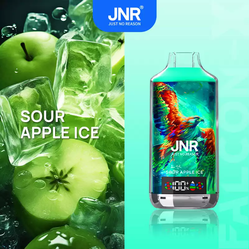 Jnr Vape Puff 18K Dual Mesh Vape Sour Apple Ice