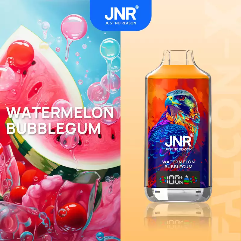 Jnr Vape Puff 18K Dual Mesh Vape Watermelon Bubble Gum