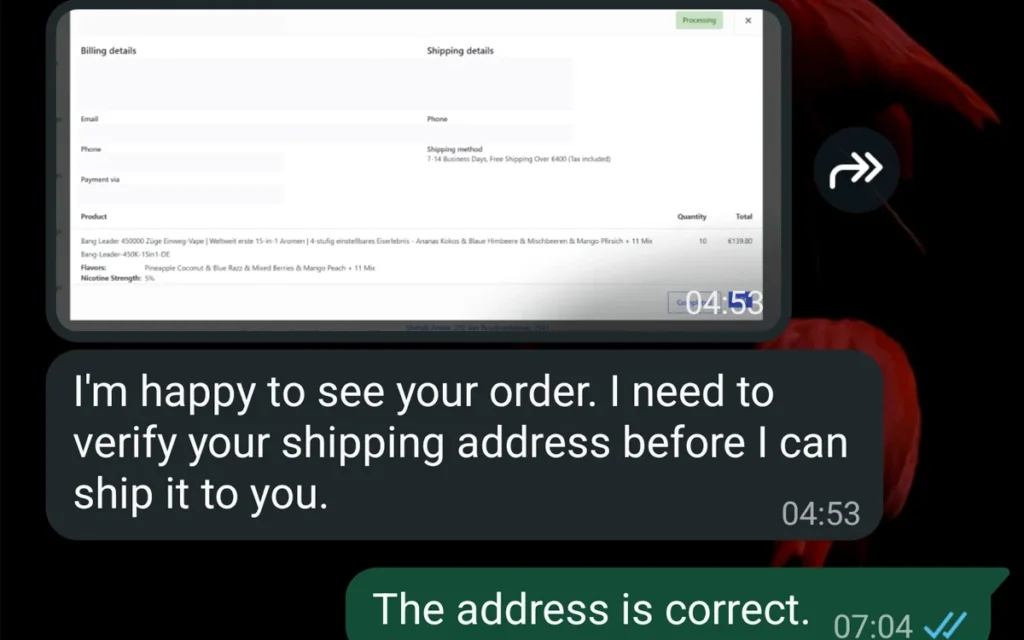 Order-Confirmation-&-Product-Checking