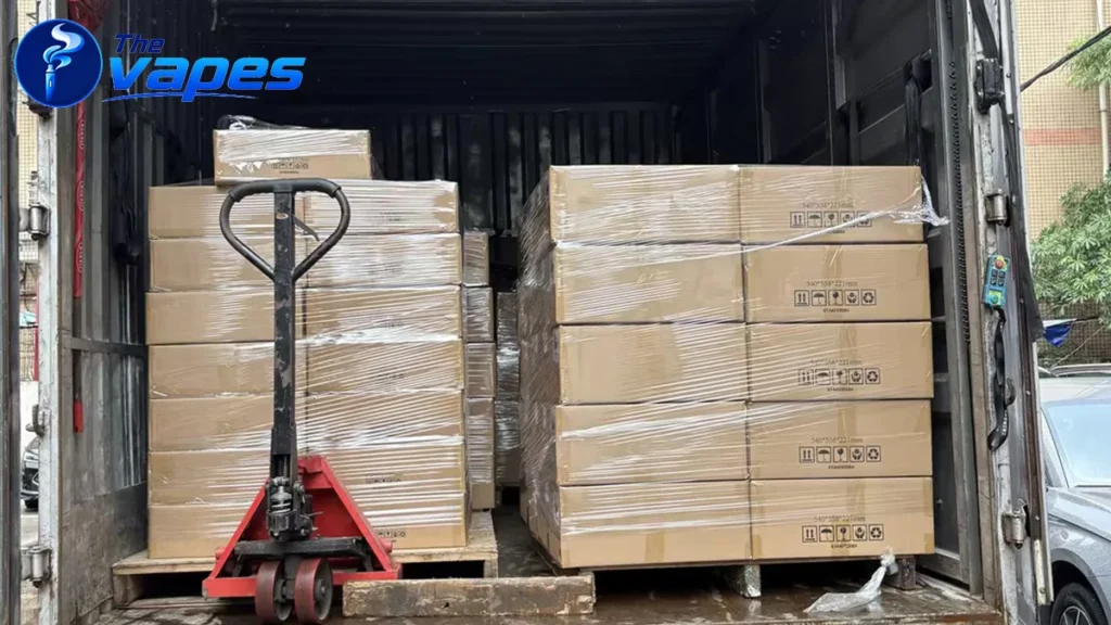 The-Vapes Container Loading and Shipment