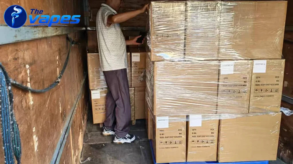 The-Vapes Container Loading and Shipment 2