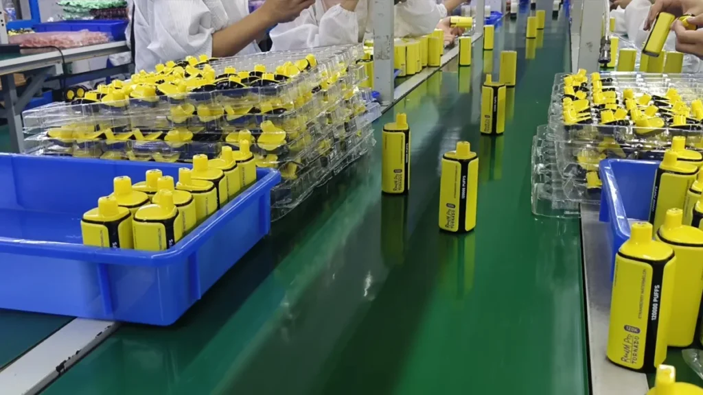The Vapes Disposable Vape Factory Manufacturing Process
