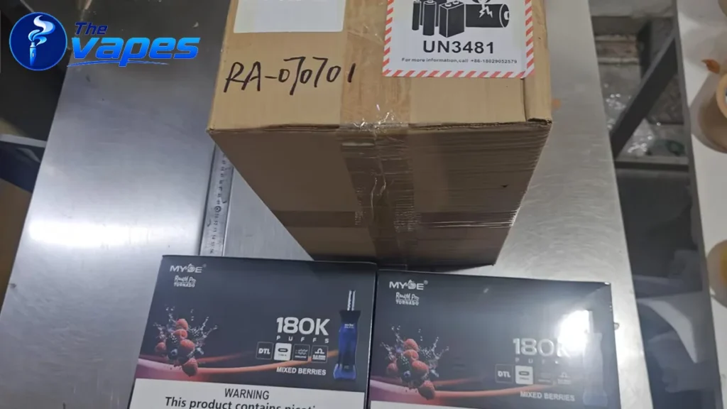 The-Vapes Shipping Weighing