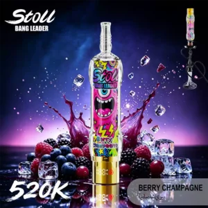 Bang Leader Vape 520K Puff DTL Vape Berry Champagne