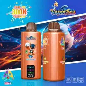 Bang Vape 300K Puff 6 in 1 Flavor Blue Razz Ice & Strawberry Kiwi & Sour Pineapple Orange & 1+2 & 2+3 & 3+1