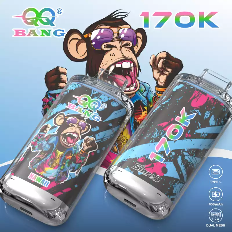 QQ Bang Vape 170K Puff Monkey Vape Bulk Supplier 8 QQ Bang Vape 170K Puff Monkey Vape Hawaii